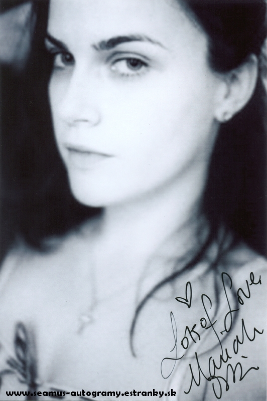 Mariah O´Brien Autograph 1